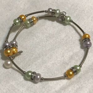 Watercolor Wrap Bracelet